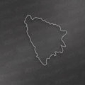 Sticker Bosnie — Carte