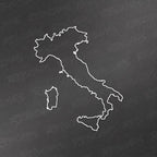 Sticker Italie — Carte