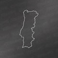 Sticker Portugal — Carte