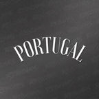 Sticker Portugal — Lettres en Arc